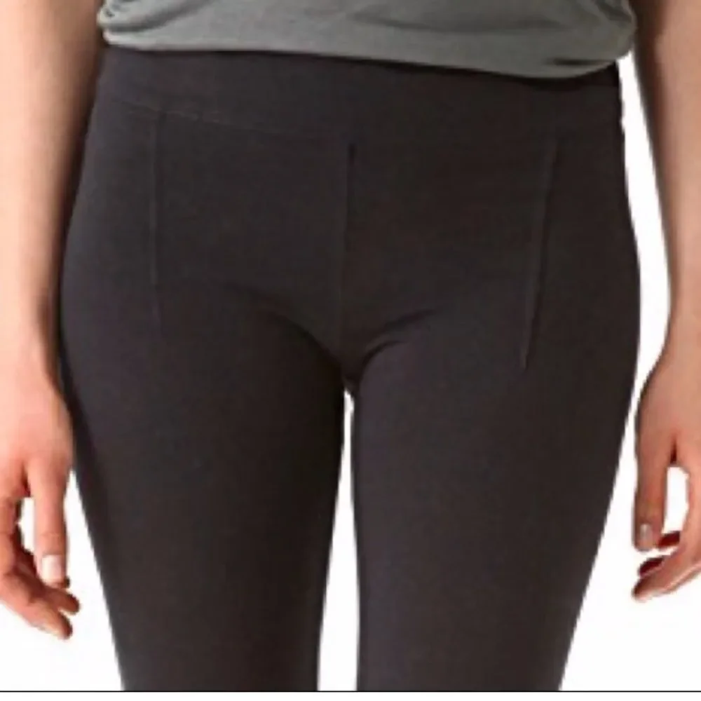 Helmut Lang Cocoon Cotton-Blend Black Legging- Size Small